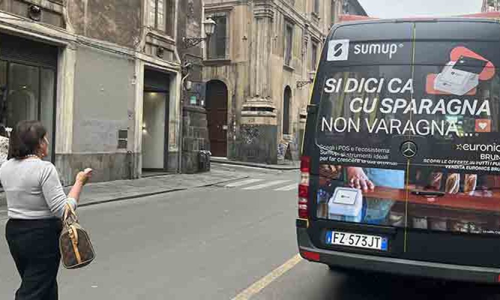 A Catania e Messina parte la campagna di SumUp in dialetto siciliano 