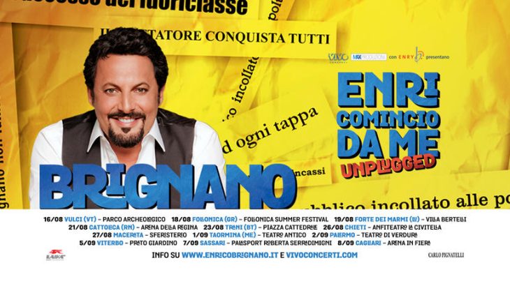 “Enricomincio da me Unplugged” di Enrico Brignano: le date siciliane