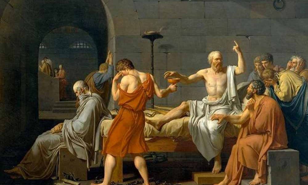 Jacques Louis David, Morte di Socrate, 1787
