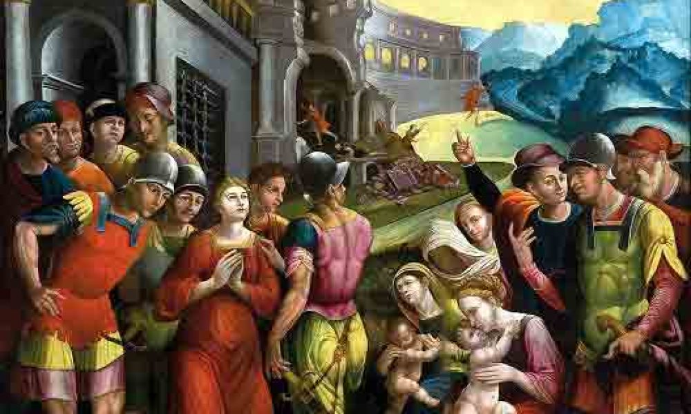 Santa Agata condotta al martirio - 1588
