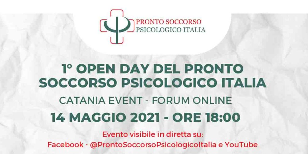 Da Catania parte il primo Webinar del Pronto Soccorso Psicologico-Italia