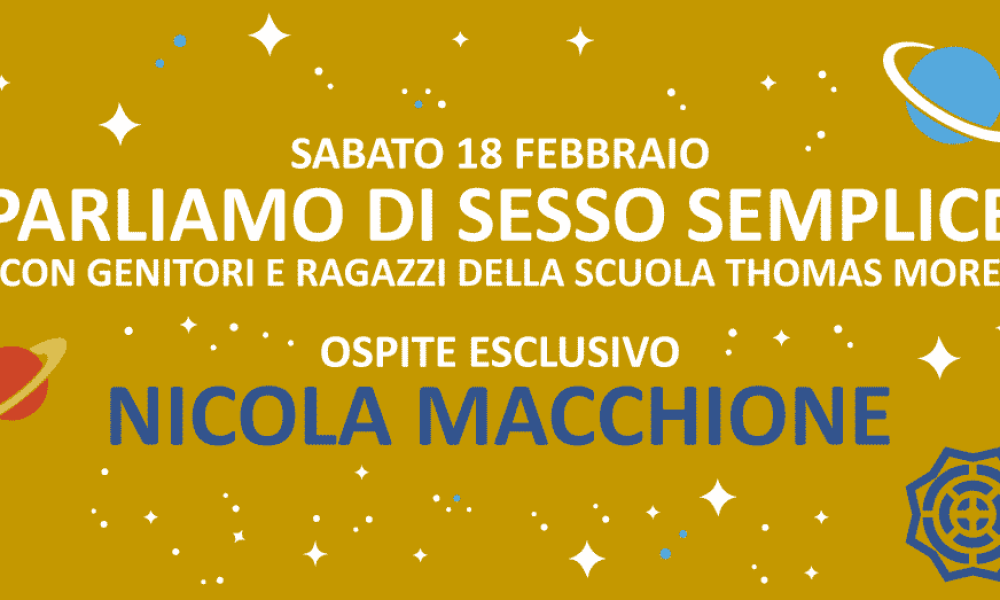 Scuola: Palermo, l'urologo Nicola Macchione al Thomas More per parlare ai giovani di sessualità