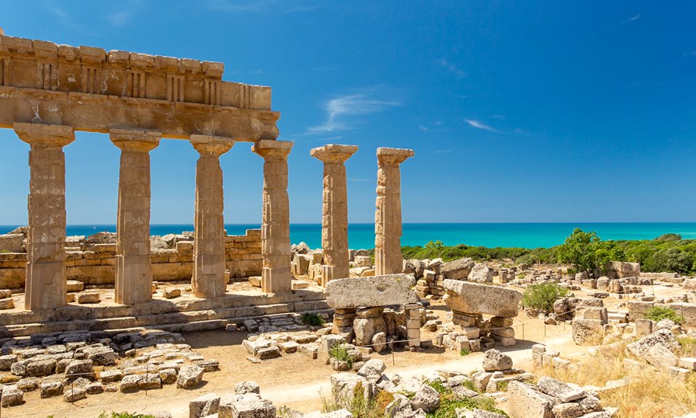 Selinunte, le rovine del tempio greco