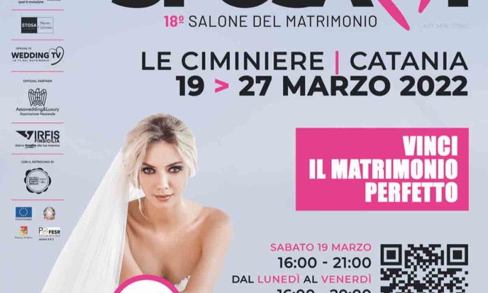 Sposami, il salone del matrimonio più longevo d'Italia, torna in scena a Le Ciminiere di Catania dal 19 al 27 marzo 2022