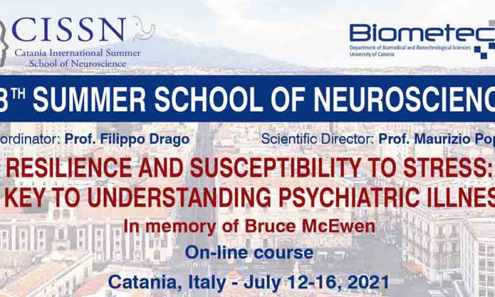 Torna la “Catania International Summer School of Neuroscience” ma in modalità online