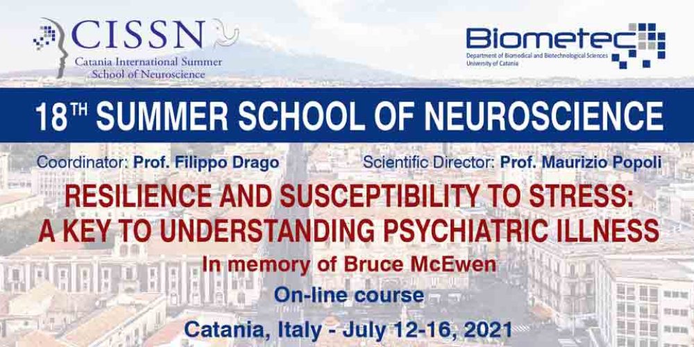 Torna la “Catania International Summer School of Neuroscience” ma in modalità online